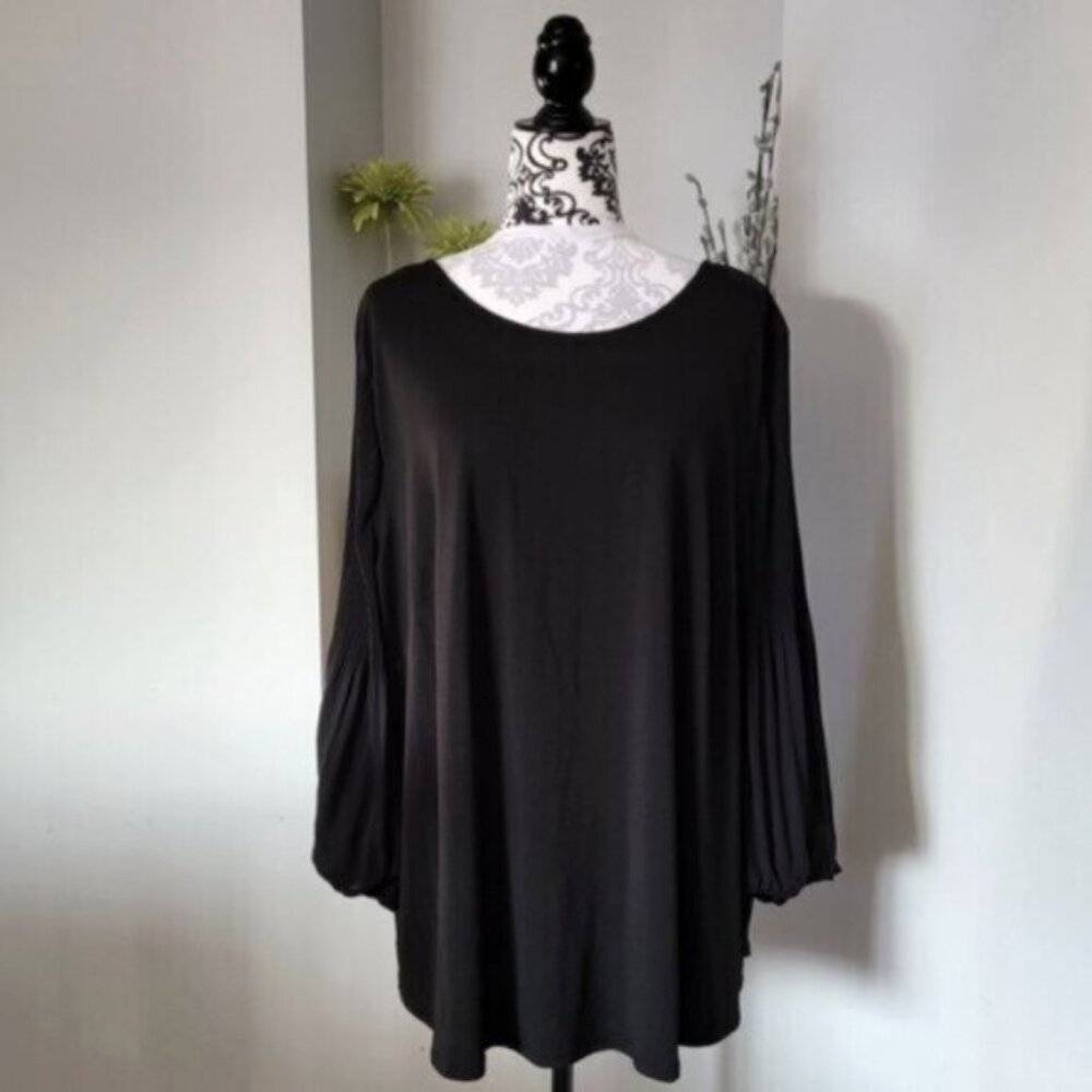 Adrianna Papell Boho style Puff Sleeve Blouse Sz 3X
